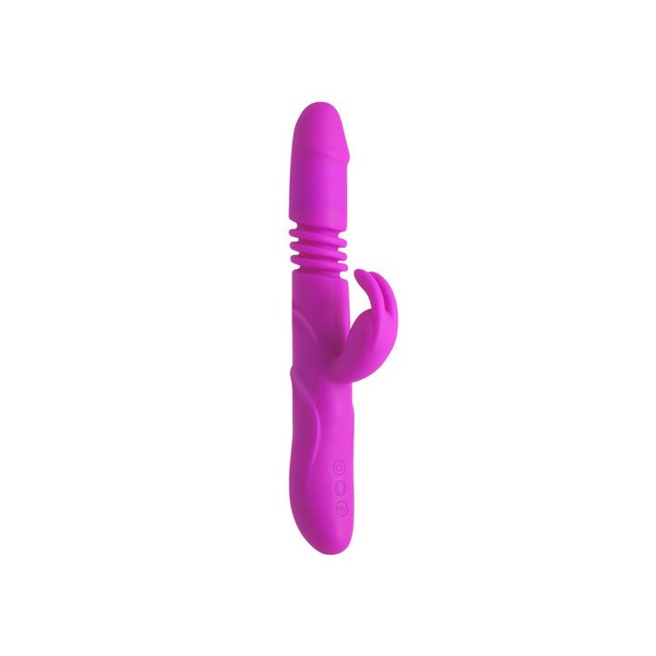 VIBRADOR RABBIT SILICONA RECARGABLE SISTEMA UP&DOWN Y ROTACIÓN