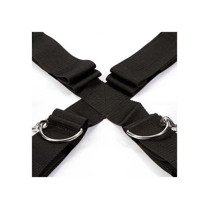 FIFTY SHADES KEEP STILL OVER THE BED CROSS KIT ATADURAS RESTRICCIÓN