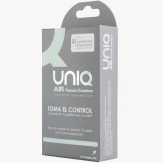 Uniq - Air Preservativo Femenino sin Latex 3 Unidades