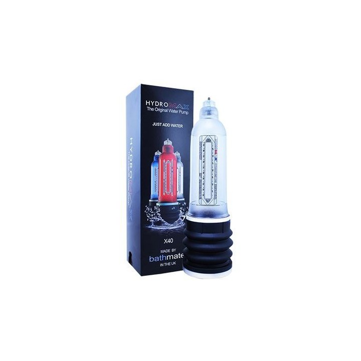 BATHMATE HYDROMAX X 40 PENIS PUMP CLEAR