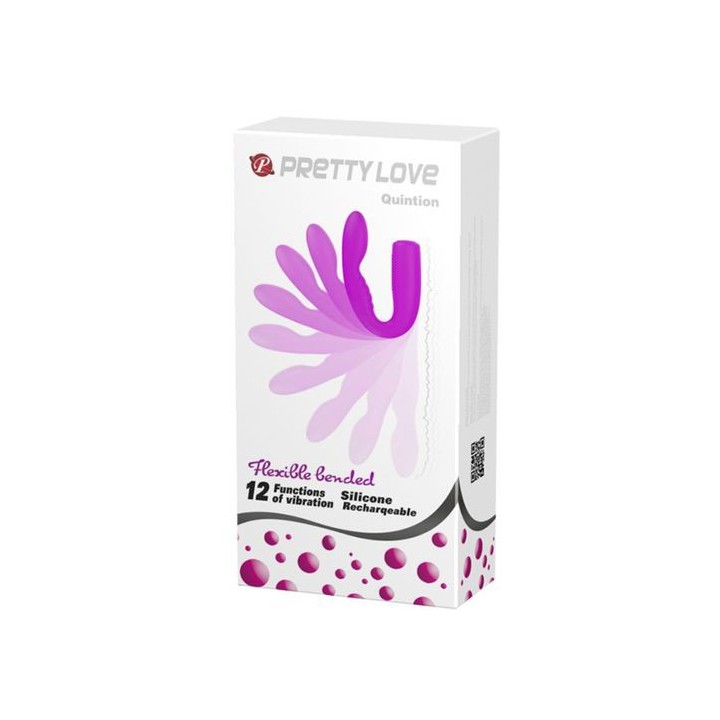 PRETTY LOVE C TYPE QUINTION FLEXIBLE VIBRATOR