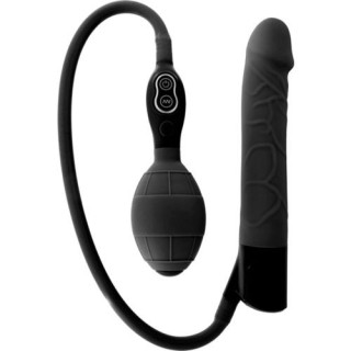 SEVENCREATIONS DILDO VIBRADOR NEGRO HINCHABLE