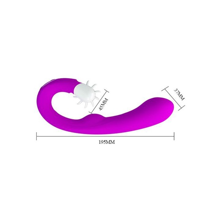 PRETTY LOVE MAGIC TONGUE VIBRADOR ROLLING SILICONA USB