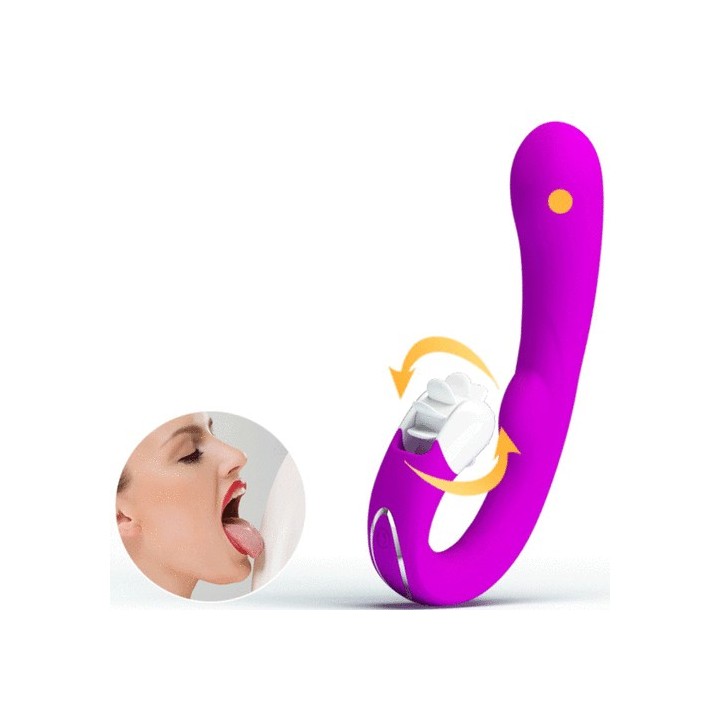 PRETTY LOVE MAGIC TONGUE VIBRADOR ROLLING SILICONA USB