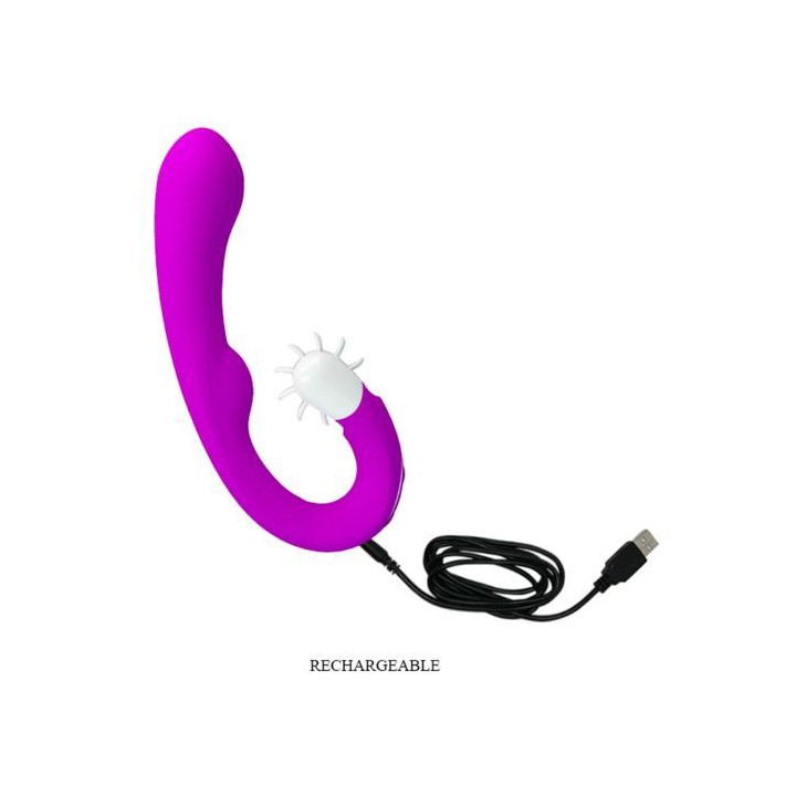 PRETTY LOVE MAGIC TONGUE VIBRADOR ROLLING SILICONA USB