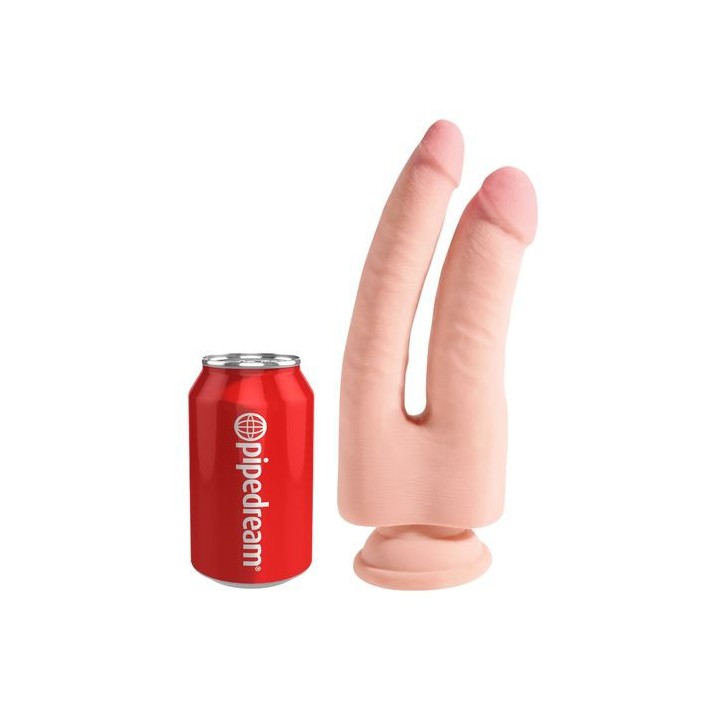 KING COCK TRIPLE DENSITY DILDO DOBLE