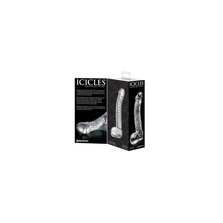 ICICLES HAND BLOWN GLASS DILDO VIDRIO