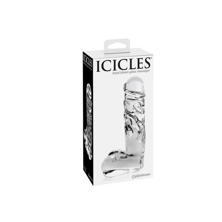 ICICLES HAND BLOWN GLASS DILDO VIDRIO