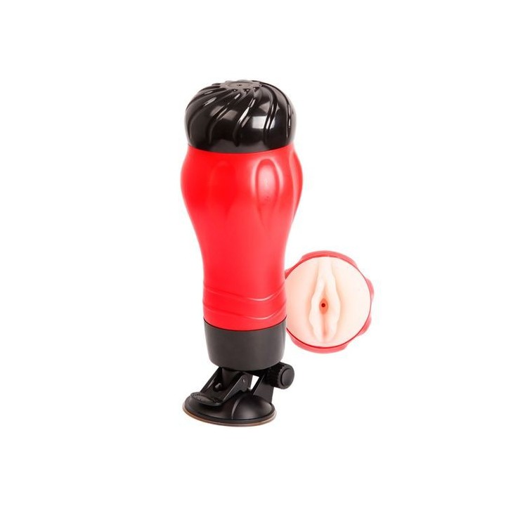 BAILE CRAZYFLORA VAGINA MASTURBADOR CON BASE Y VIBRADOR agotado temporalmente