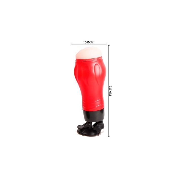 BAILE CRAZYFLORA VAGINA MASTURBADOR CON BASE Y VIBRADOR agotado temporalmente