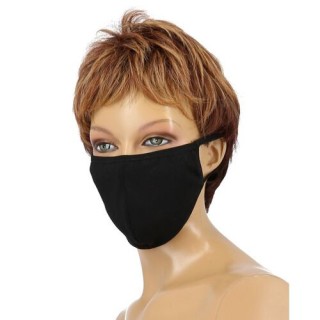 MASCARILLA REUTILIZABLE ALGODÓN COTTON MASK BLACK