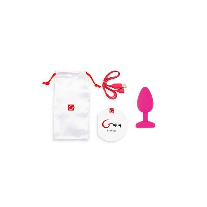 G VIBE GPLUG BIOSKIN PLUG ANAL CON VIBRADOR USB