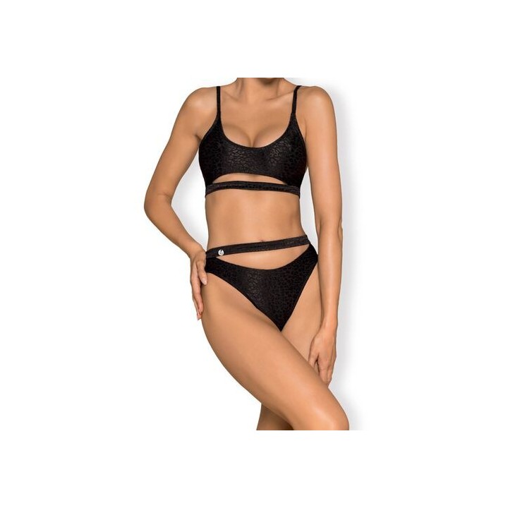 OBSESSIVE MIAMELLE SWIMWEAR BLACK BIKINI TALLA L