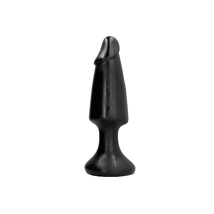 ALL BLACK PLUG ANAL DILDO 35 CM.