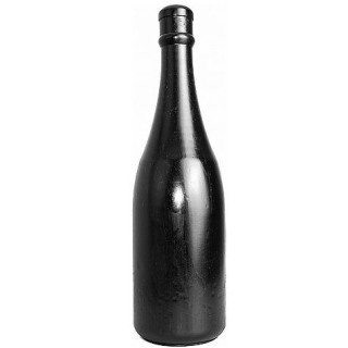 ALL BLACK ANAL BOTTLE DILDO 34.5 CM