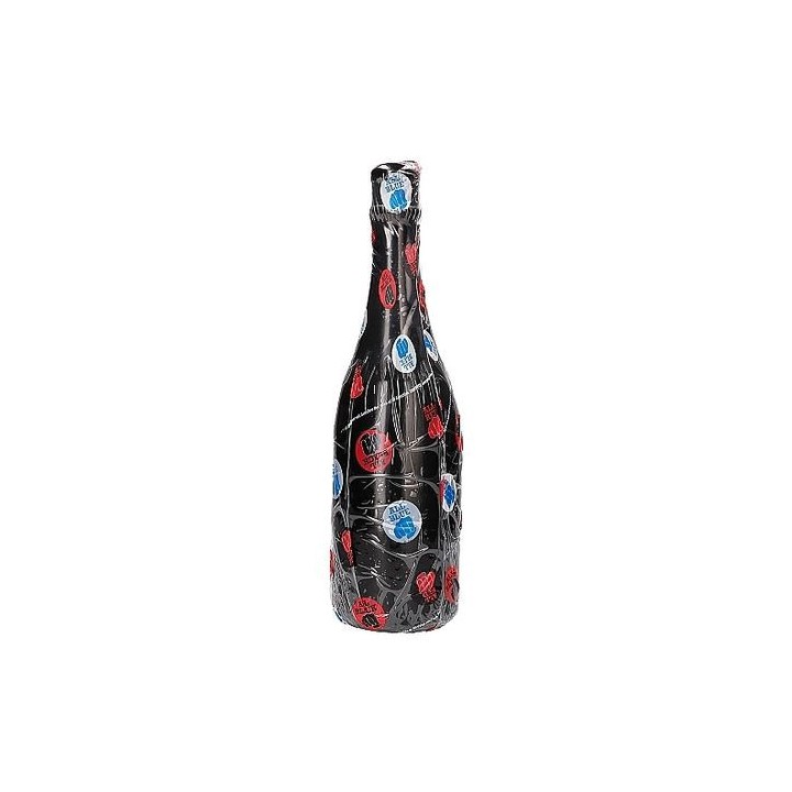 ALL BLACK ANAL BOTTLE DILDO 34.5 CM