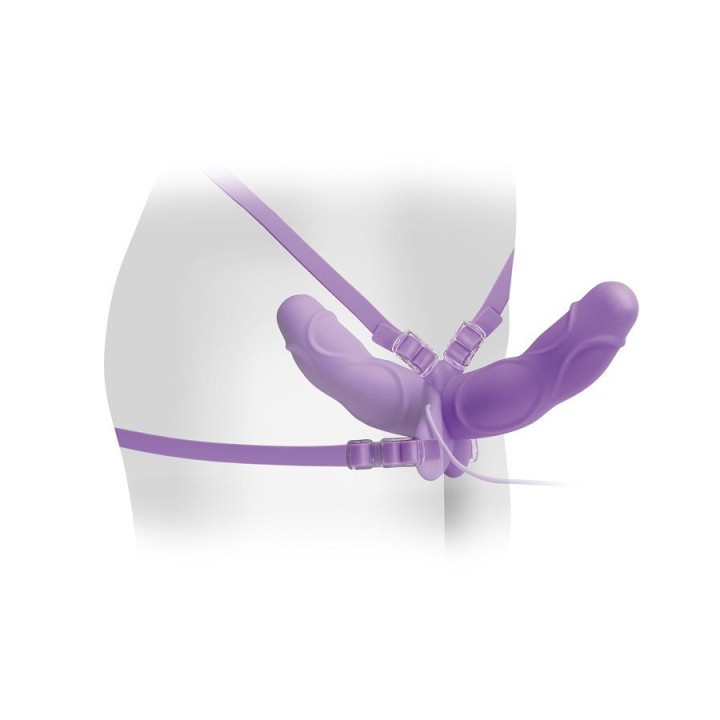 FETISH ELITE VIBRATING DOUBLE STRAP ON ARNES DOBLE