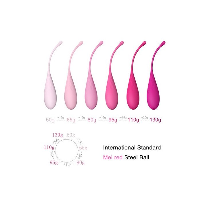 KIT BOLAS CHINAS PARA EL SUELO PÉLVICO KEGEL FIT TRAINING