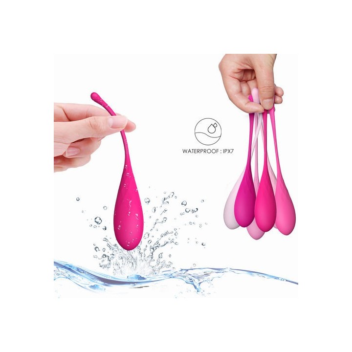 KIT BOLAS CHINAS PARA EL SUELO PÉLVICO KEGEL FIT TRAINING