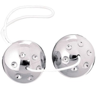 SEVENCREATIONS GEISHA BALLS SILVER BOLAS CHINAS PLATEADAS