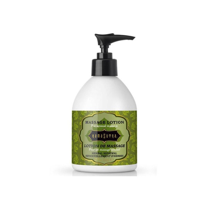 KAMASUTRA MASSAGE LOTION HERBAL RENEWAL 295ML.