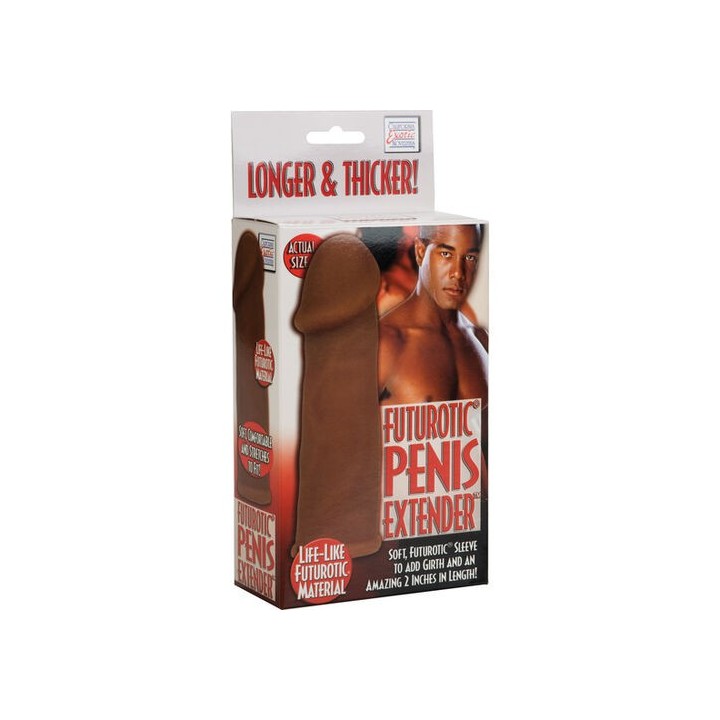 PENIS EXTENDER FUNDA ALARGADORA FLEXIBLE MARRÓN
