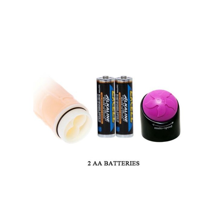 COLORFUL REALISTIC DILDO VIBRATION & ROTACION