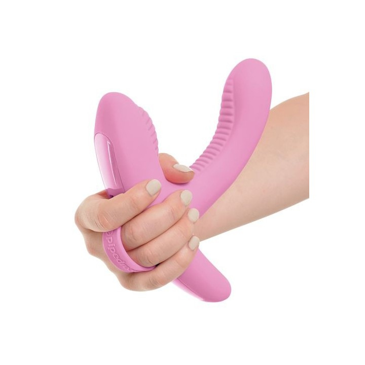 MASAJEADOR VIBRADOR DUAL RECARGABLE USB SILICONA CONTROL REMOTO