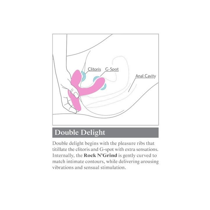 MASAJEADOR VIBRADOR DUAL RECARGABLE USB SILICONA CONTROL REMOTO