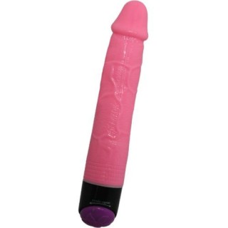 COLORFULL REALISTIC VIBRADOR PINK 23 CM
