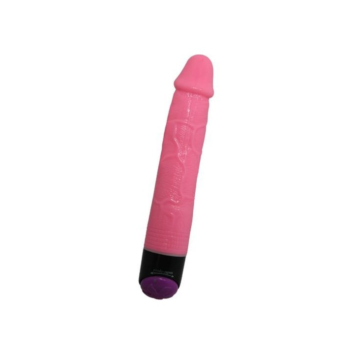 COLORFULL REALISTIC VIBRADOR PINK 23 CM