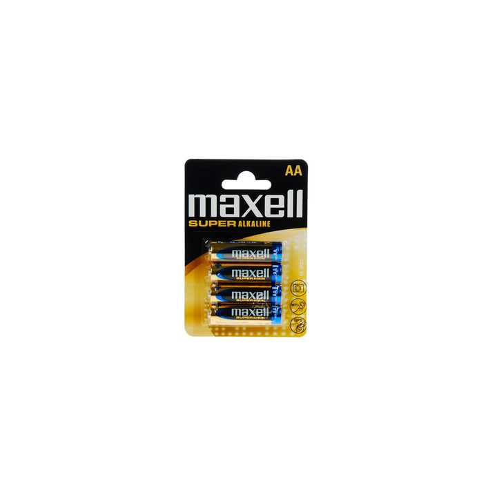 MAXELL SUPER ALKALINE BATTERY PILA AA LR6