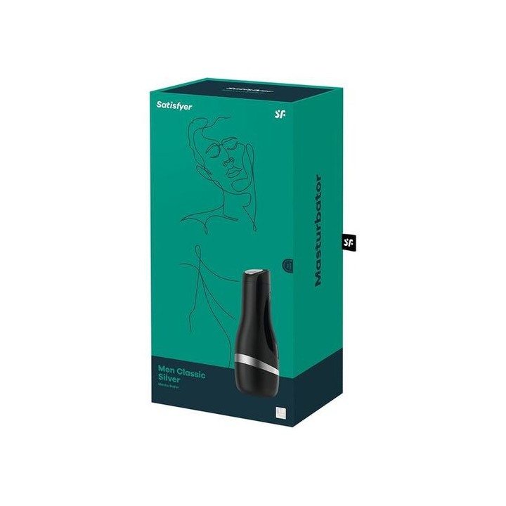 MASTURBADOR PARA EL SATISFYER MEN CLASSIC SILVER