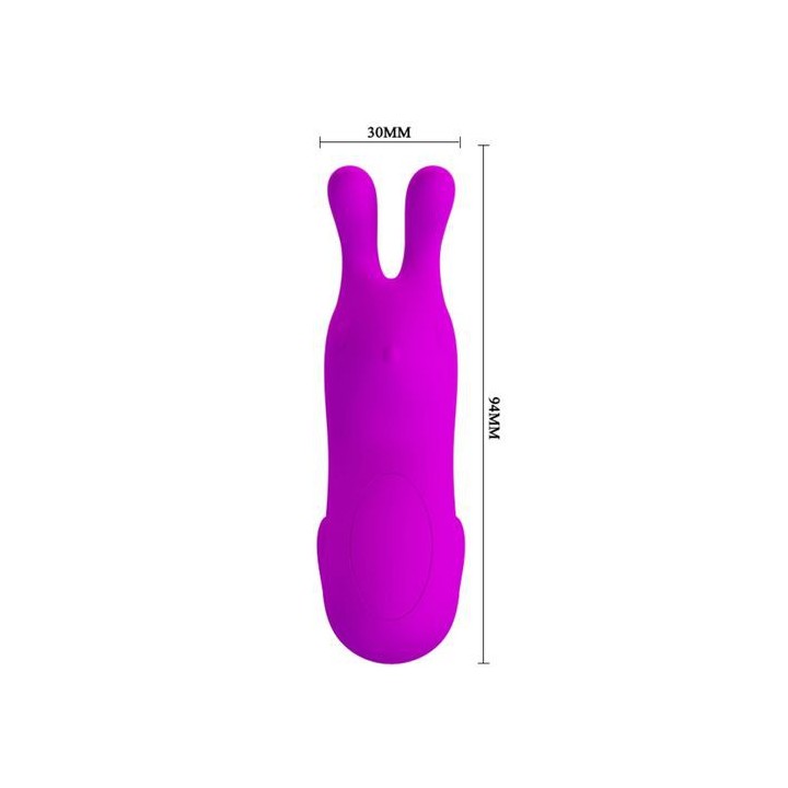 PRETTY LOVE FINGER BUNNY DEDAL VIBRADOR SILICONA RECARGABLE