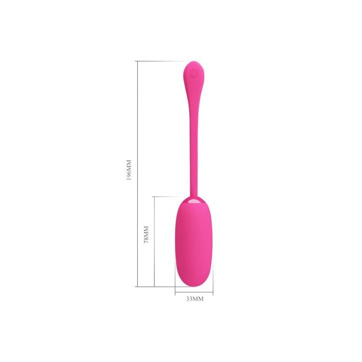 PRETTY LOVE JULIUS HUEVO VIBRADOR SILICONA RECARGABLE USB