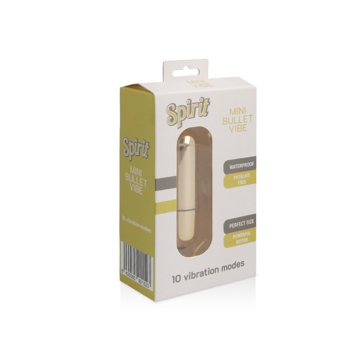 SPIRIT MINI BULLET BALA VIBRADORA 10 FUNCTIONS