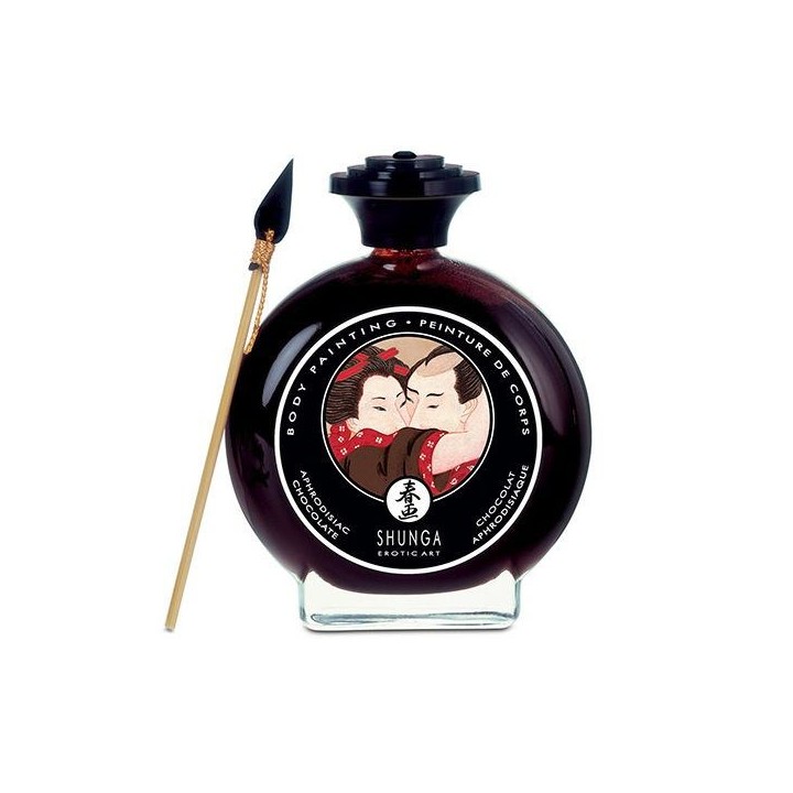 SHUNGA BODY PAINTING CHOCOLATE PINTURA CORPORAL COMESTIBLE