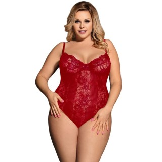BODY RED PLUS SIZE QUEEN LINGERIE BODY RED WINE