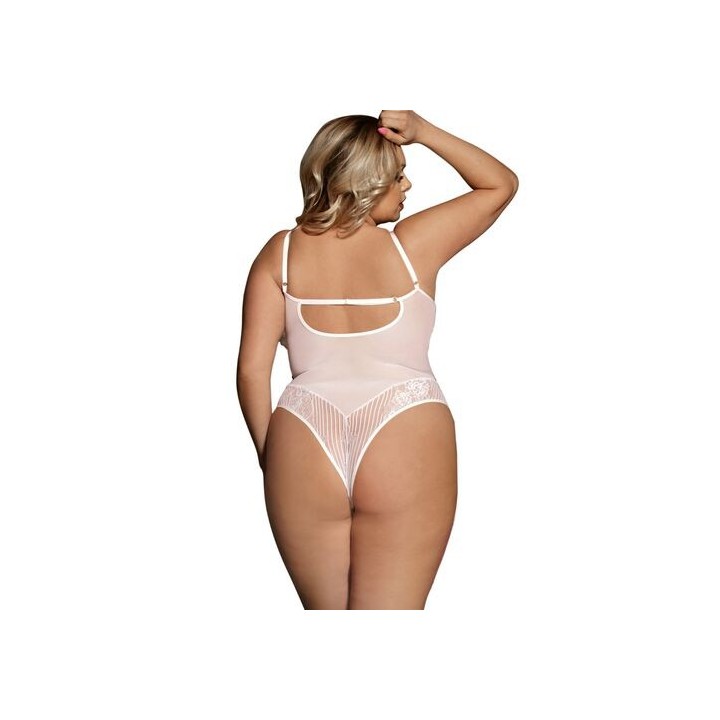 BODY BLANCO WHITE TEDDY PLUS SIZE