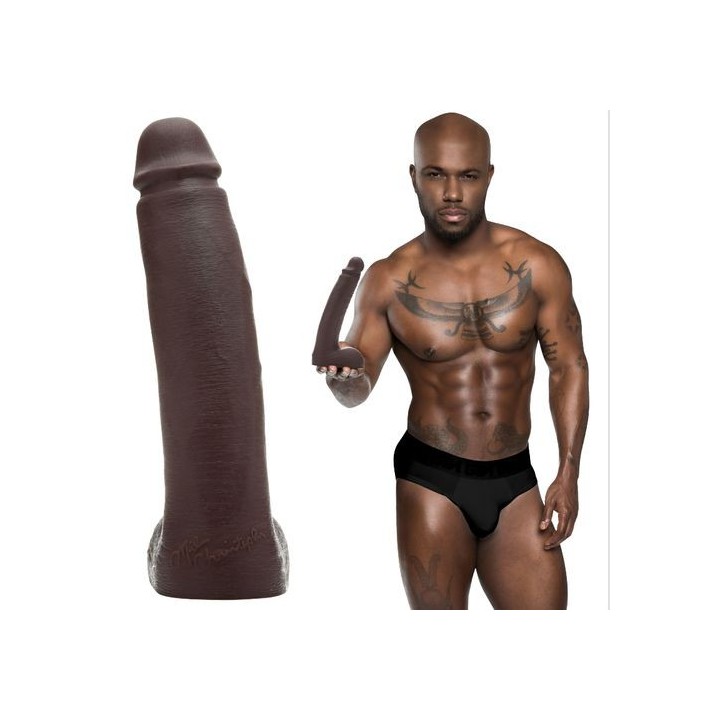 DILDO PENE NEGRO DE SILICONA FLESHJACK BOY 18.4CM