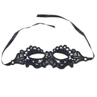 QUEEN LINGERIE BLACK LACE MASK ANTIFAZ DE ENCAJE