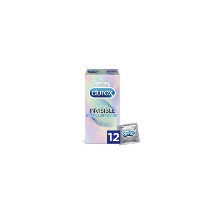 PRESERVATIVO CONDOM DUREX EXTRA FINO Y EXTRA LUBRICADO 12 UDS.
