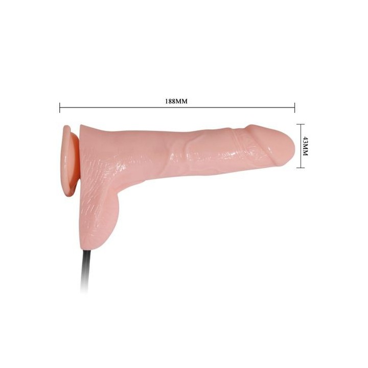 Baile - Dildo Realístico Vibrador e Inflable 18.8 CM