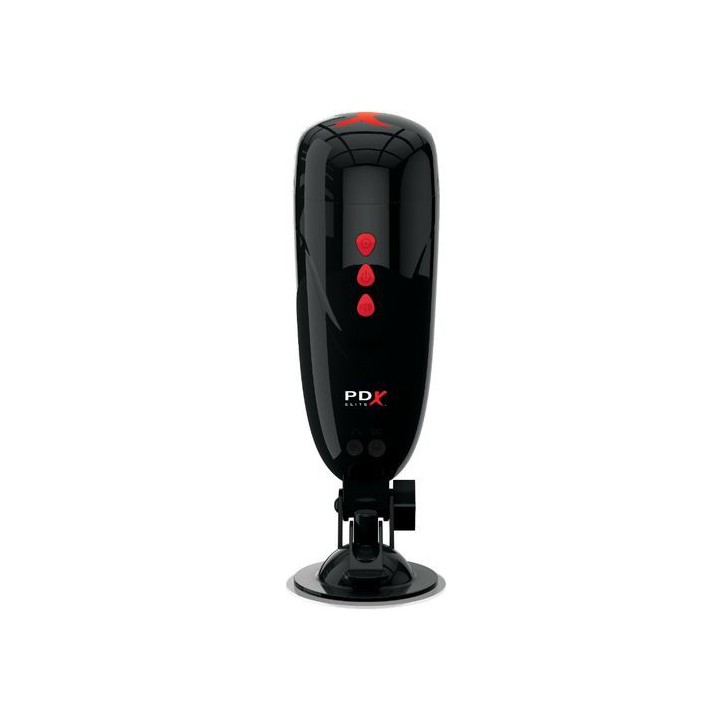 MASTURBADOR CON VIBRADOR RECARGABLE USB PDX ELITE STROKER
