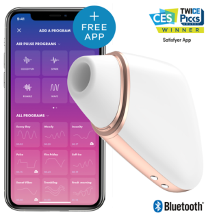 SATISFYER AIR PULSE ESTIMULADOR VIBRADOR CON APP SUCCIONADOR