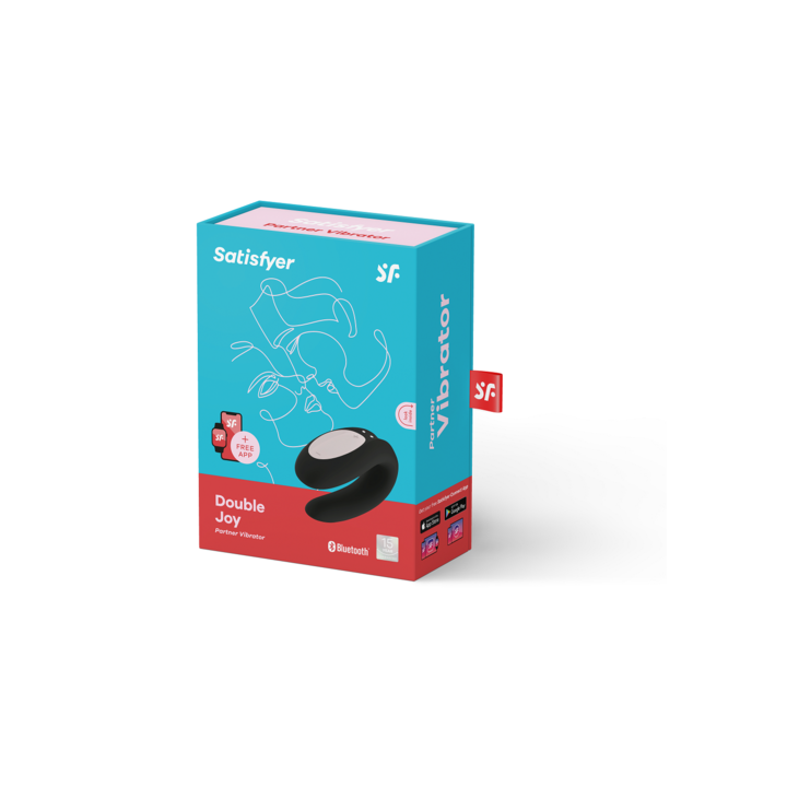 MASAJEADOR ESTIMULADOR PARA DOS CON APP DOUBLE JOY SATISFYER