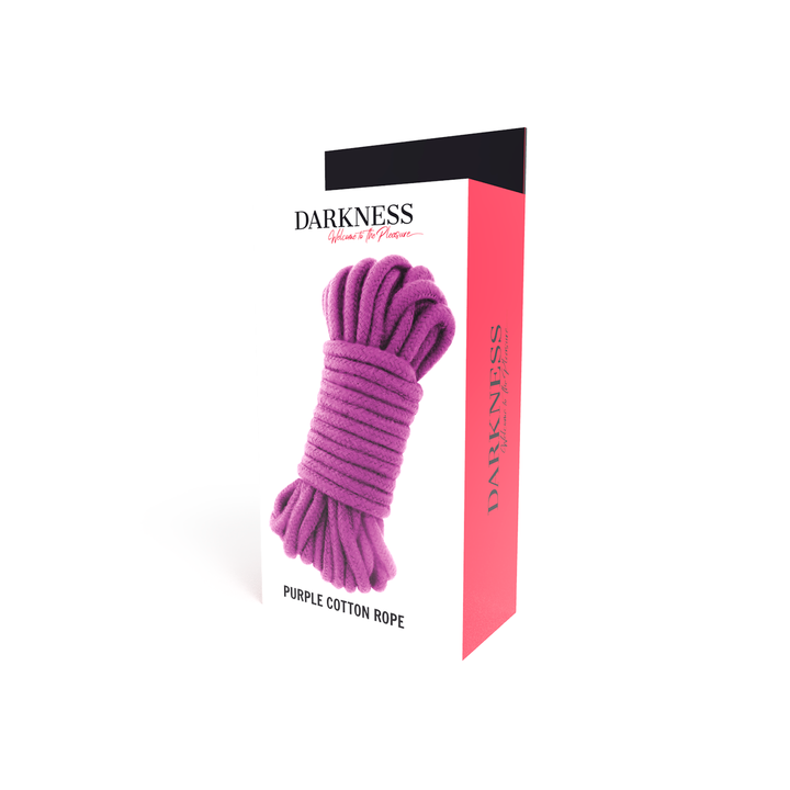 DARKNESS PURPLE COTTON ROPE CUERDA LINO 10MTS.