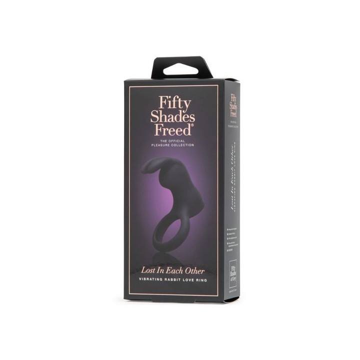 FIFTY SHADES VIBRATING RABBIT RING ANILLO VIBRADOR USB CINCUENTA SOMBRAS