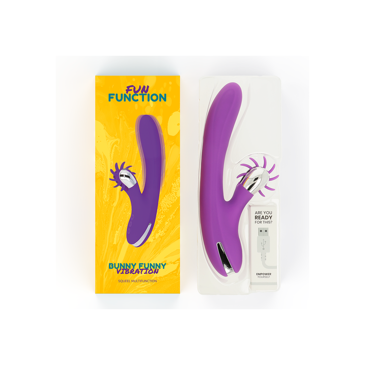 FUN FUNCTION BUNNY FUNNY VIBRADOR ESTIMULADOR USB