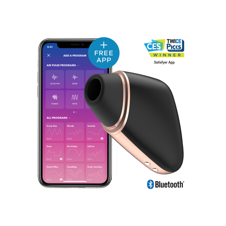 SATISFYER AIR PULSE ESTIMULADOR + VIBRADOR CON APP